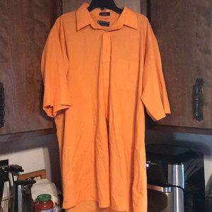 Men’s dress shirt, orange 18 1/2 tall